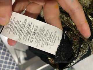 Blusa lentejuelas doradas Talla M