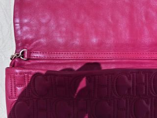 Bolso Carolina Herrera Piel color burdeos