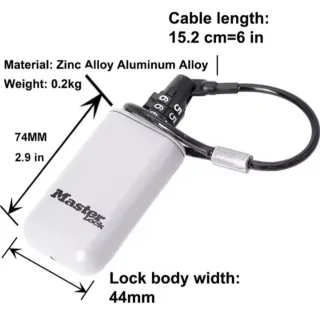 Master Lock MiniSAFE 6408D Porta llaves