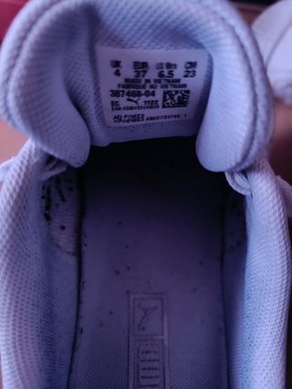 Puma con cuña blancas/rosa/morada