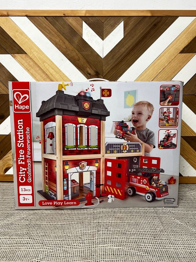 Juguete Estación Bomberos Hape City Fire Station