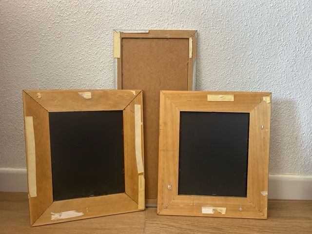 3 Cuadros Decorativos Flores