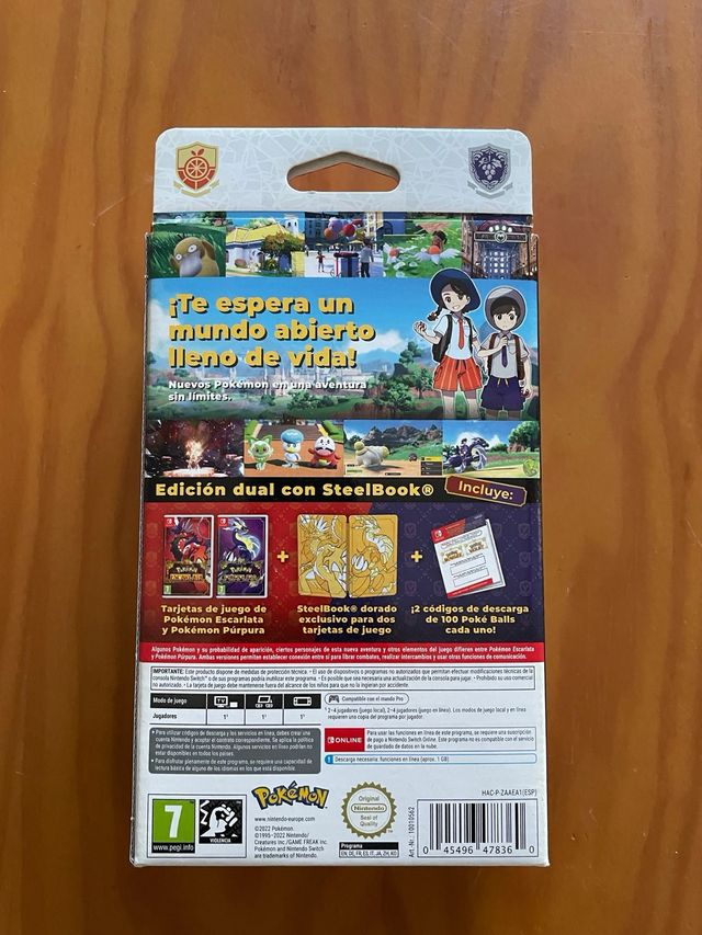 Edizione Dual Pokémon Scarlatto e Violetto Steelbook