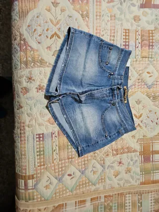 Pantalón corto vaquero KAOTIKO azul
