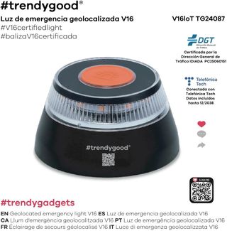 Baliza V16 DGT Geolocalizada GPS Trendy Good