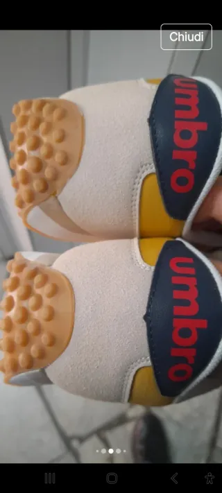 Sneakers Umbro N41 Beige Giallo