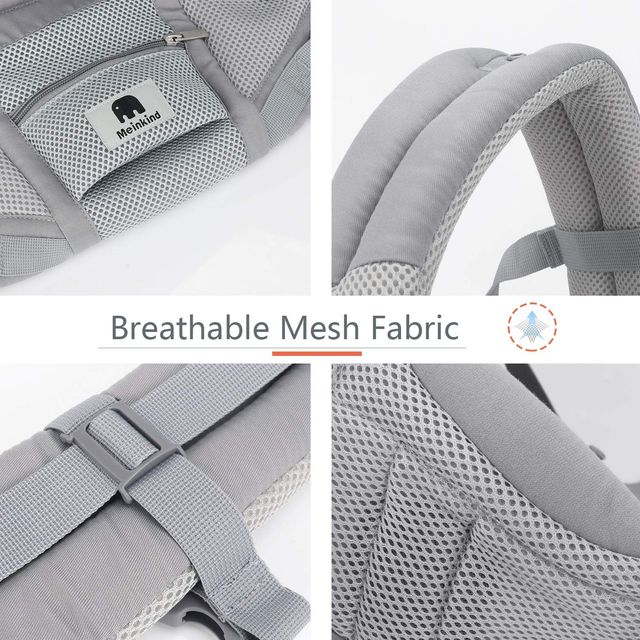 Portabebés Meinkind Ergonómico Gris