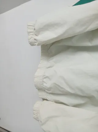 Chaqueta deportiva hombre retro vintage crema