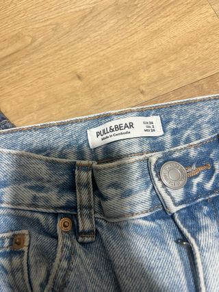 Lote 3 pantalones vaqueros mom talla 34