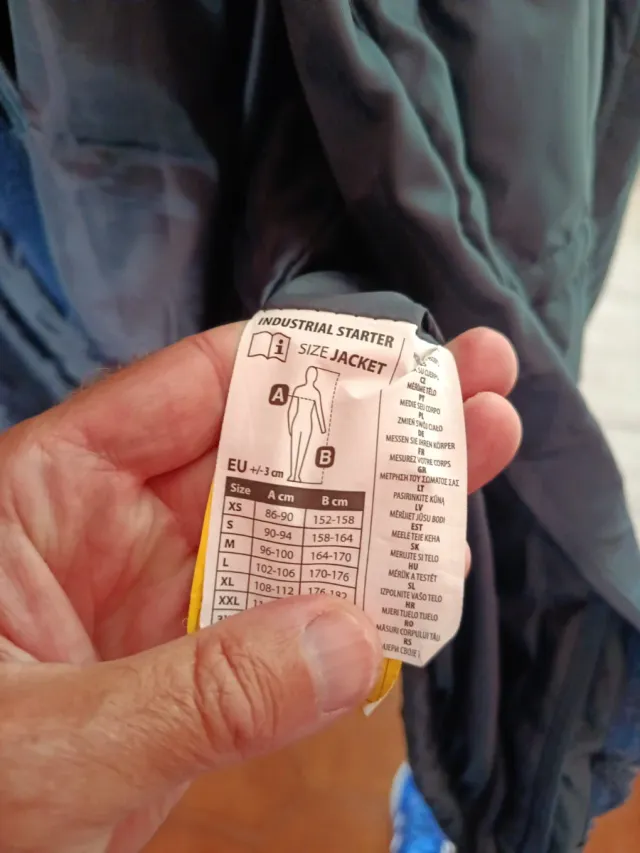 Abrigo trabajo forro polar XXL