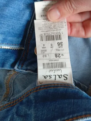 Lote 3 Pantalones Vaqueros Salsa Azules