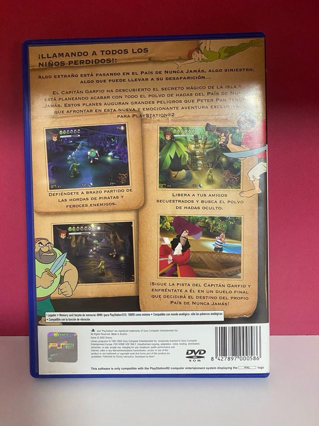 Peter Pan PS2: La Leyenda de Nunca Jamás