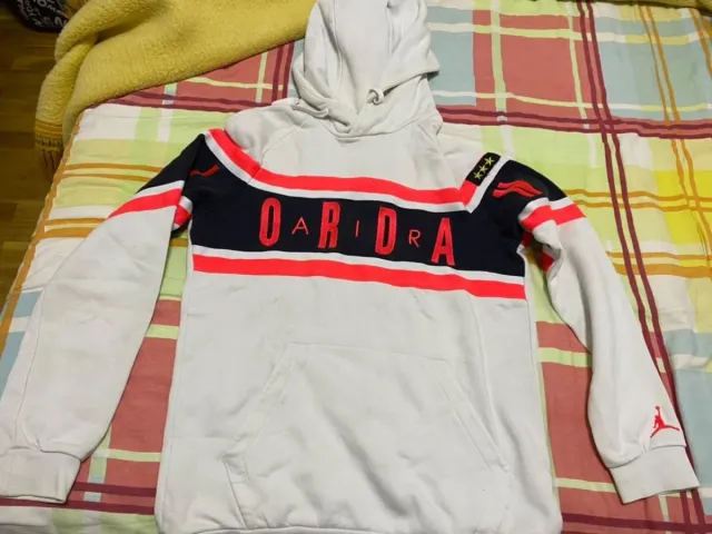 Sudadera Jordan Blanca y Roja