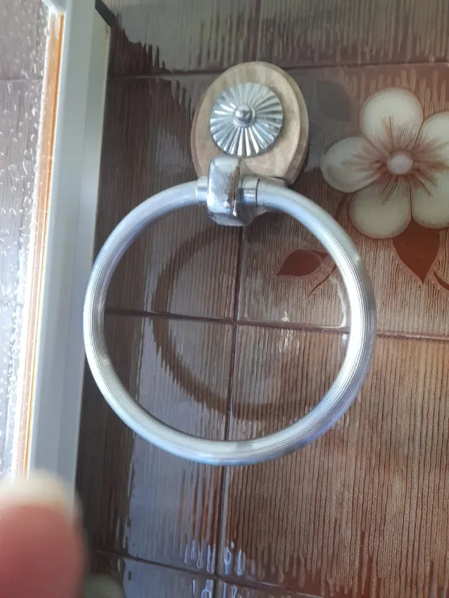 Pack Accesorios Baño Plata y Blanco