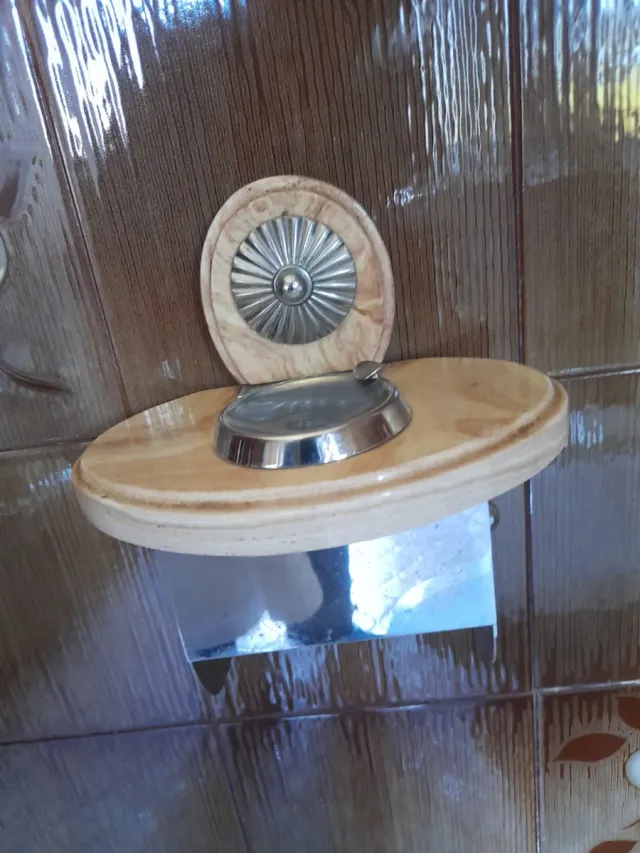 Pack Accesorios Baño Plata y Blanco