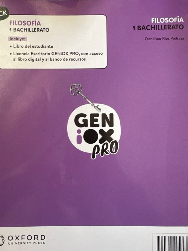 Filosofía 1º Bachillerato. Libro del estudiante...