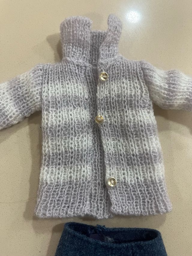 Conjunto Nancy foulard rayas y pantalón