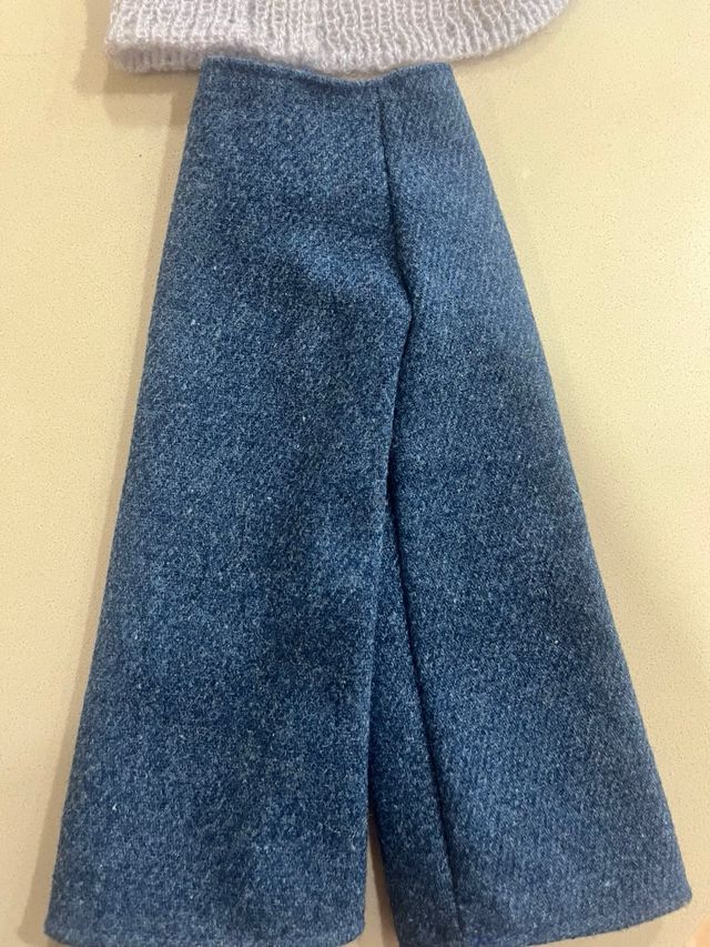 Conjunto Nancy foulard rayas y pantalón