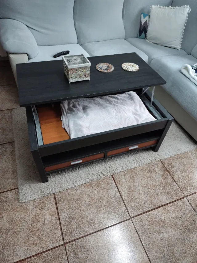 Mesa de centro salón madera