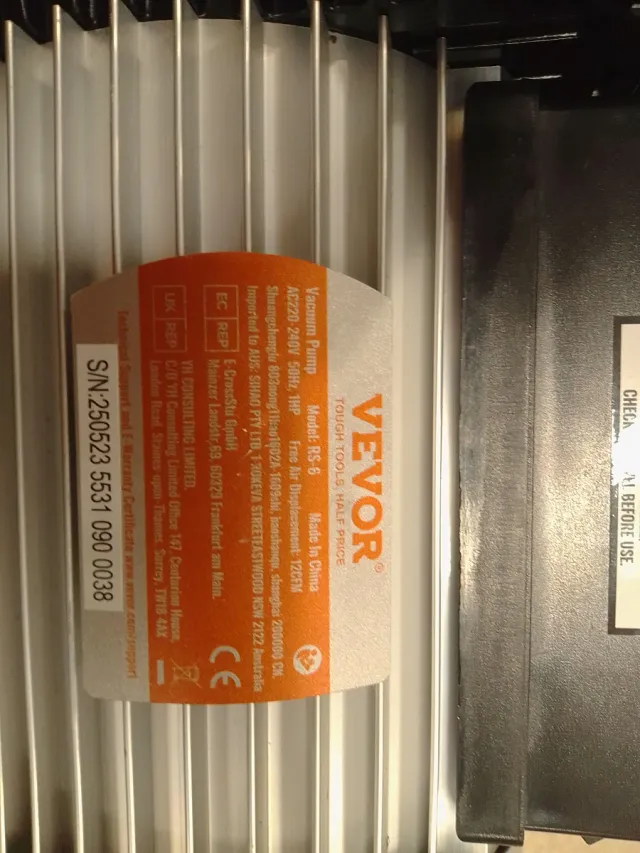 Bomba de vacío VEVOR