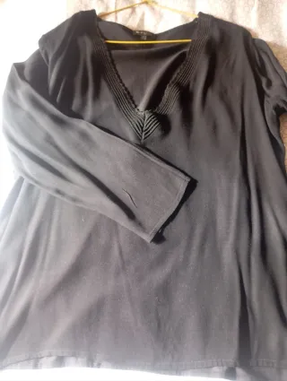 Camiseta Massimo Dutti Negra Talla XL