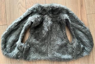 Chaleco de pelo gris talla S