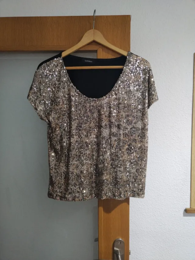 Blusa fiesta lentejuelas Tentazioni