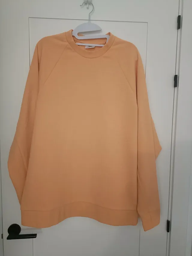 Sudadera Mango Naranja Hombre