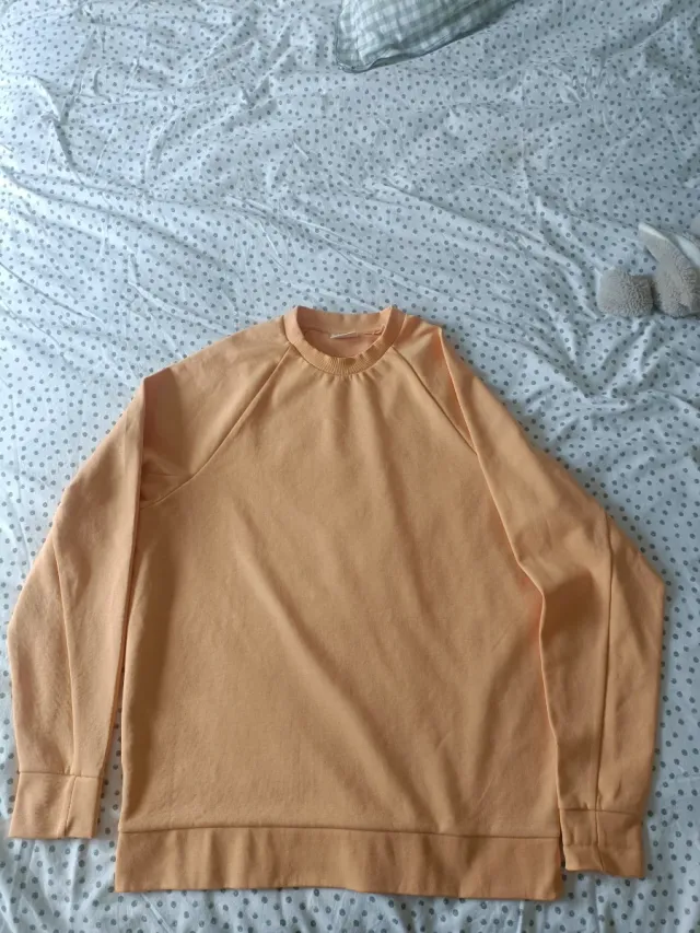 Sudadera Mango Naranja Hombre