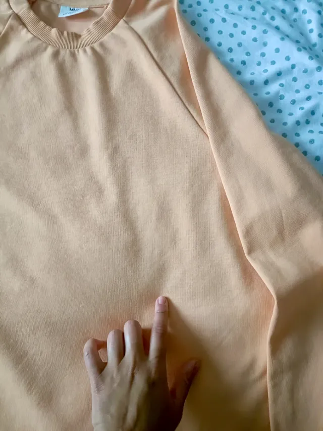 Sudadera Mango Naranja Hombre