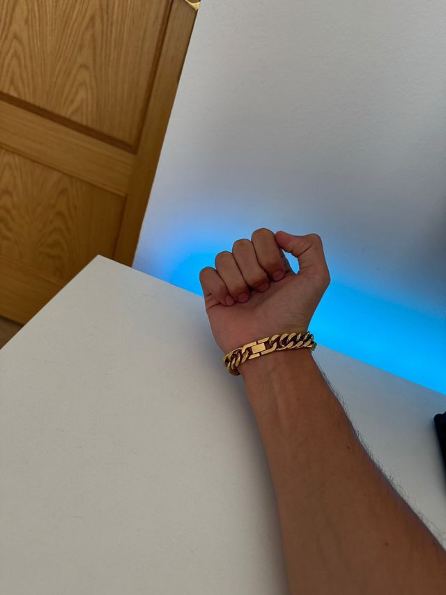 Pulsera Cubana Dorada