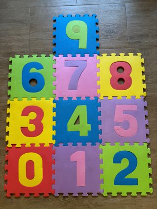 Alfombra Foam Números Niños