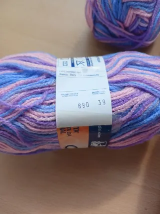 15 Ovillos Lana Mondial Crilly Stamped