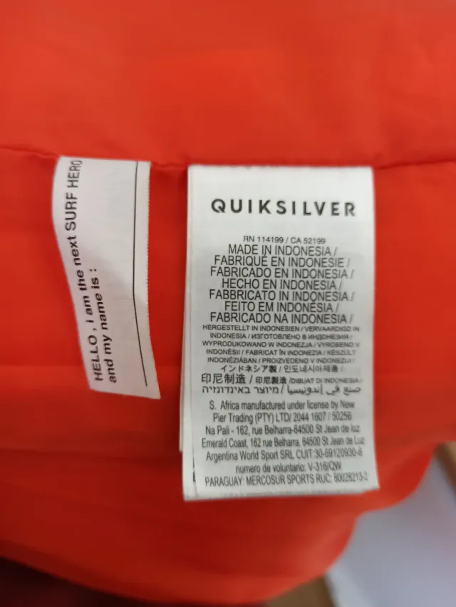 Chaqueta Quiksilver niños Scaly