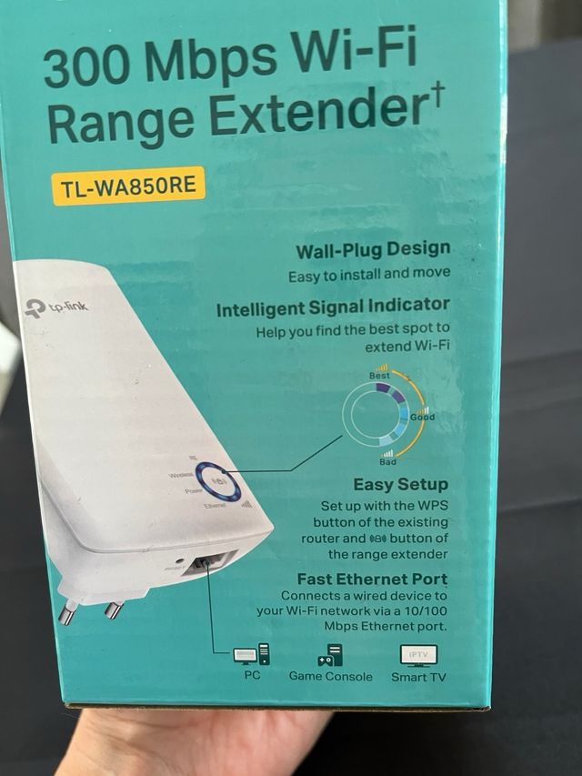 Repetidor WiFi TP-Link N300 TL-WA850RE