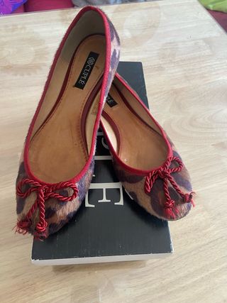 Merceditas Cuplé leopardo como nuevas