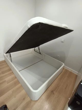 CAMAS: Somier + patas, canapes abatibles colchones