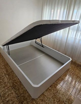 CAMAS: Somier + patas, canapes abatibles colchones
