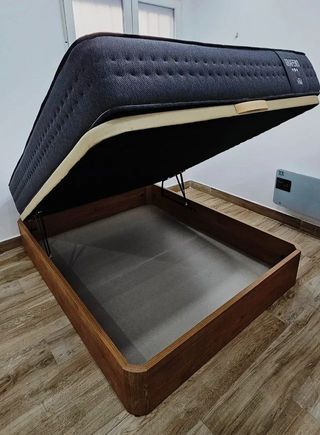 CAMAS: Somier + patas, canapes abatibles colchones