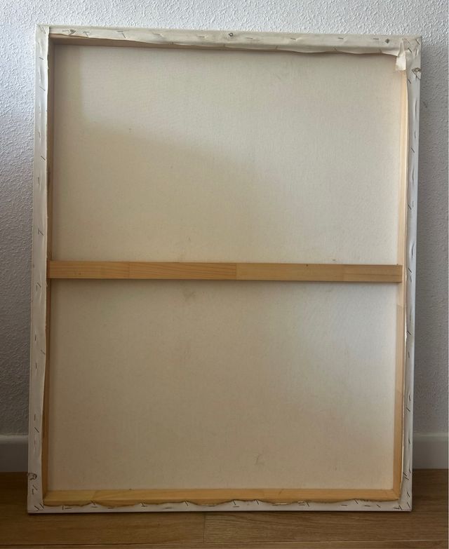 Cuadro bailarina morado y gris