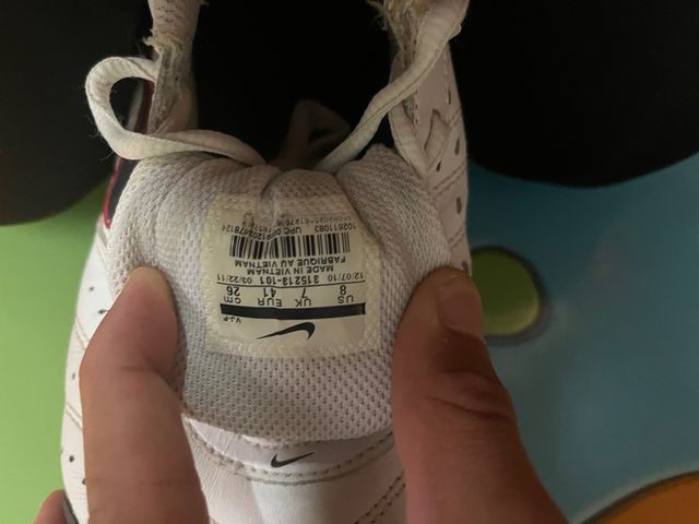 Zapatillas Nike Air Blancas y Negras