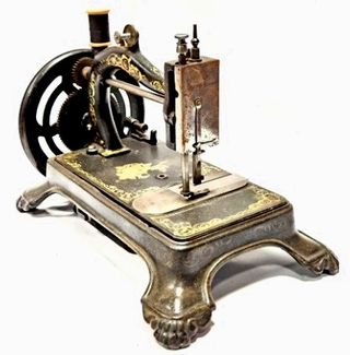 Máquina de coser antigua Wilson LOCKMAN 1871