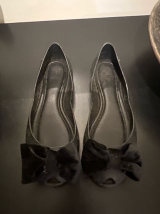 Bailarinas Melissa Negras con Lazo talla 33