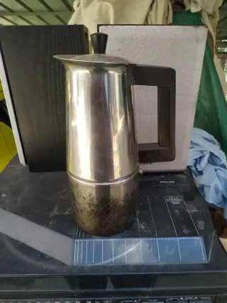 Moka Caffettiera Acciaio Inox 5/6 Tazze