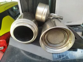 Moka Caffettiera Acciaio Inox 5/6 Tazze