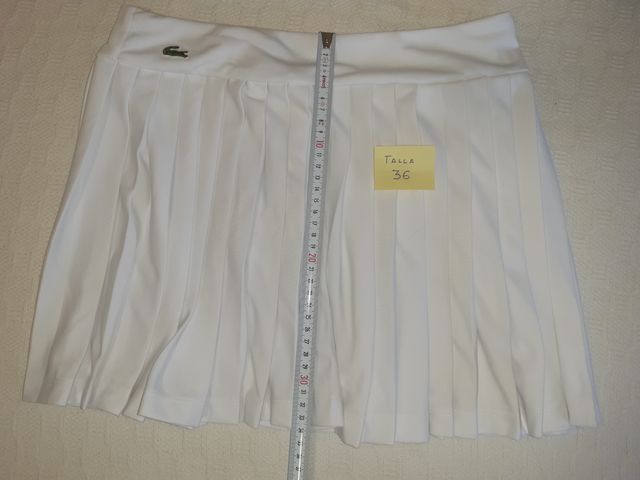 Faldas Lacoste Tenis/Pádel Blancas