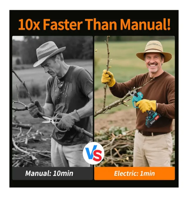 Tijeras Podar Eléctricas 21V + Accesorios