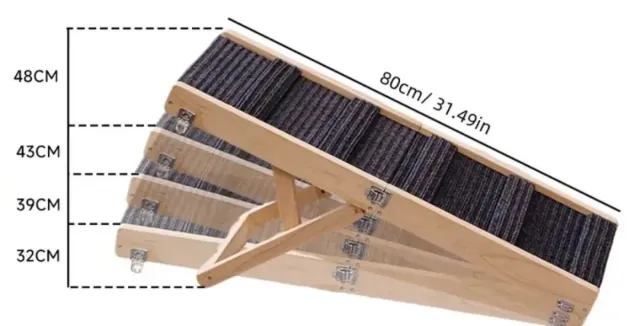 Rampa para perros plegable