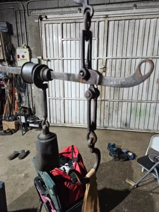 Báscula romana antigua tal cual las fotos. Buen es