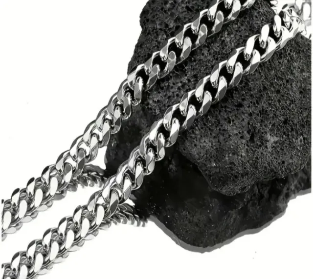 Cadena Cubana Acero Inoxidable